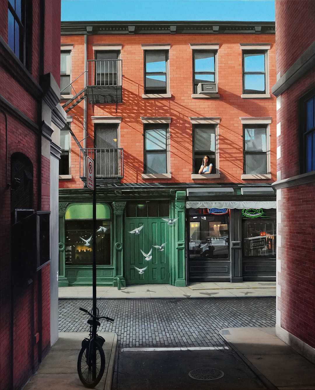 SoHo Alley Birds, By Richard Goehl ©